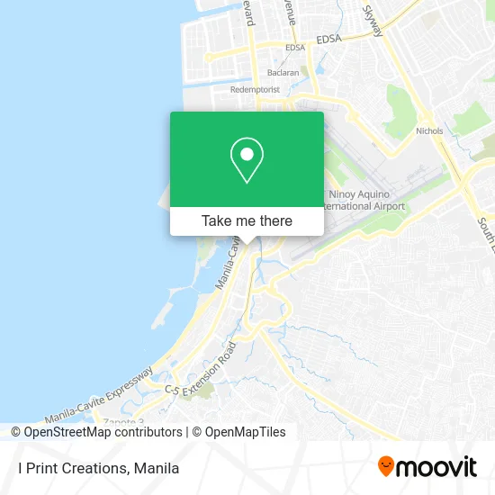 I Print Creations map