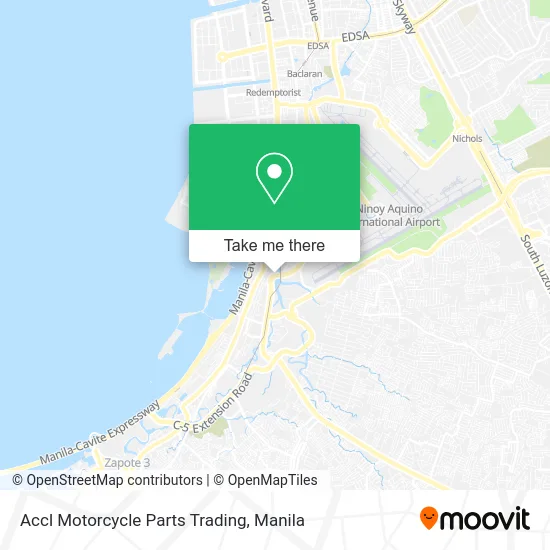 Accl Motorcycle Parts Trading map
