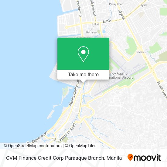 CVM Finance Credit Corp Paraaque Branch map
