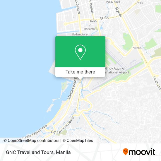 GNC Travel and Tours map