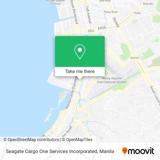 Seagate Cargo One Services Incorporated map