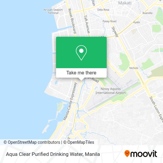 Aqua Clear Purified Drinking Water map