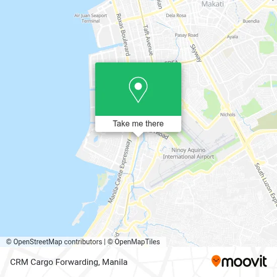 CRM Cargo Forwarding map