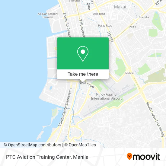 PTC Aviation Training Center map