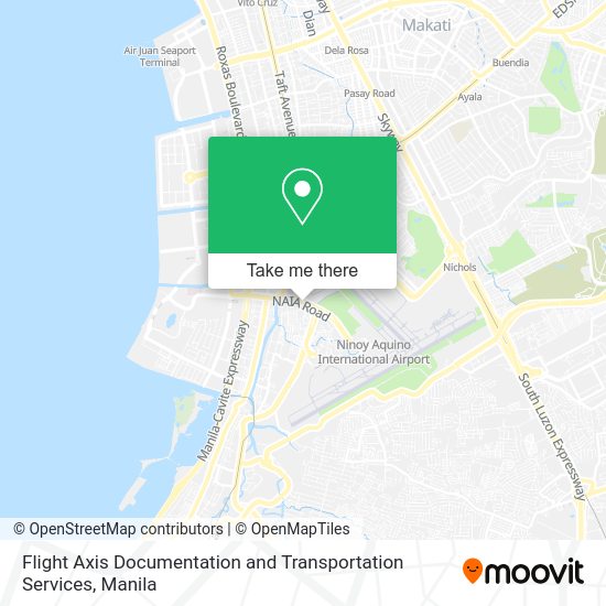 Flight Axis Documentation and Transportation Services map