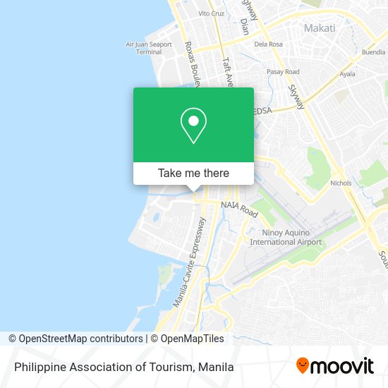 Philippine Association of Tourism map