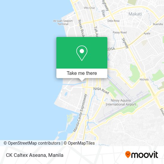 CK Caltex Aseana map