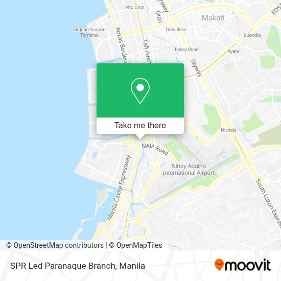 SPR Led Paranaque Branch map