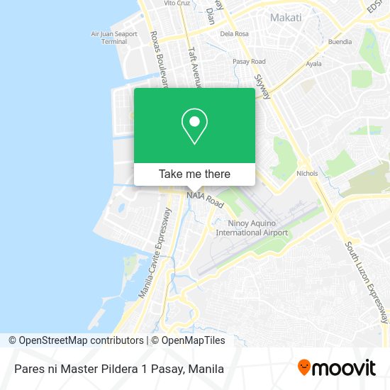 Pares ni Master Pildera 1 Pasay map