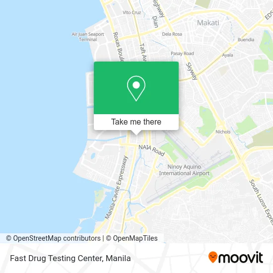 Fast Drug Testing Center map
