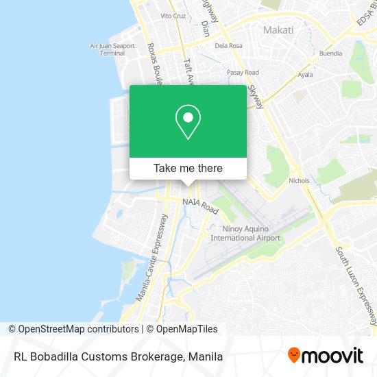 RL Bobadilla Customs Brokerage map