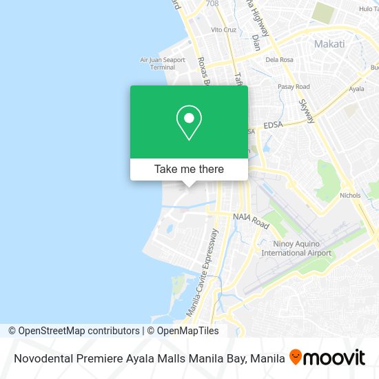 Novodental Premiere Ayala Malls Manila Bay map