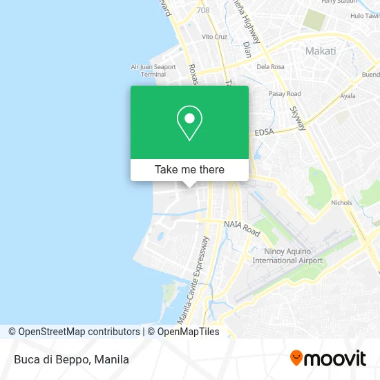 Buca di Beppo map
