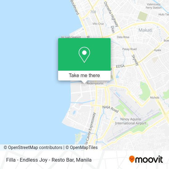 Filla - Endless Joy - Resto Bar map