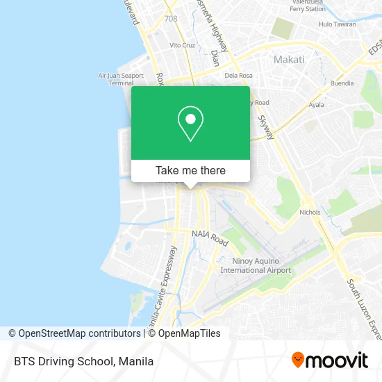 BTS Driving School map