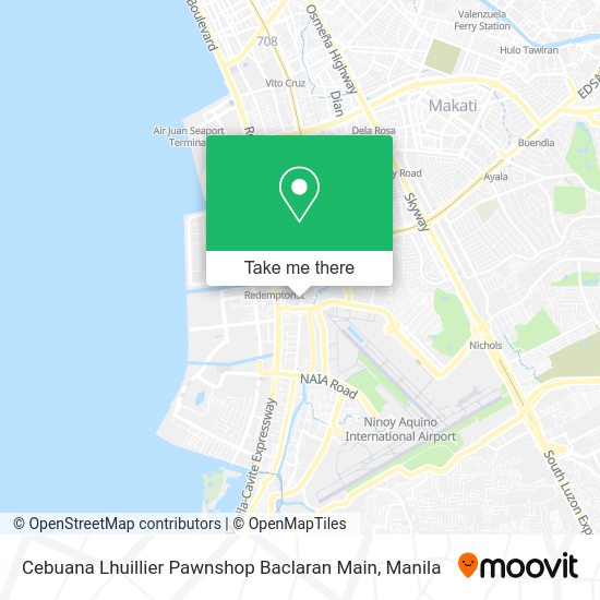 Cebuana Lhuillier Pawnshop Baclaran Main map