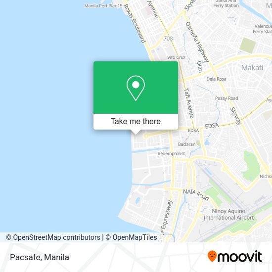 Pacsafe map