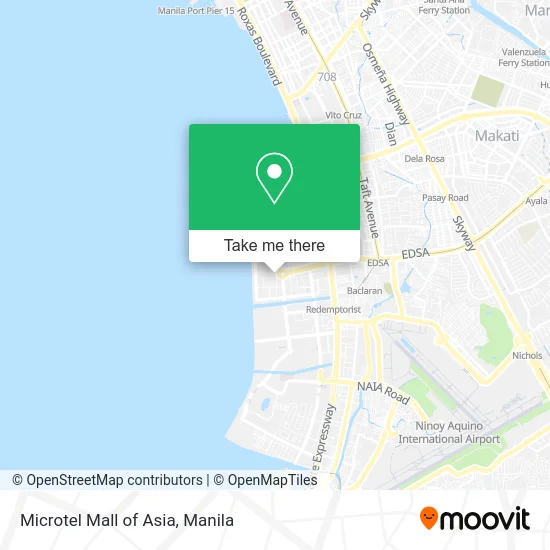Microtel Mall of Asia map
