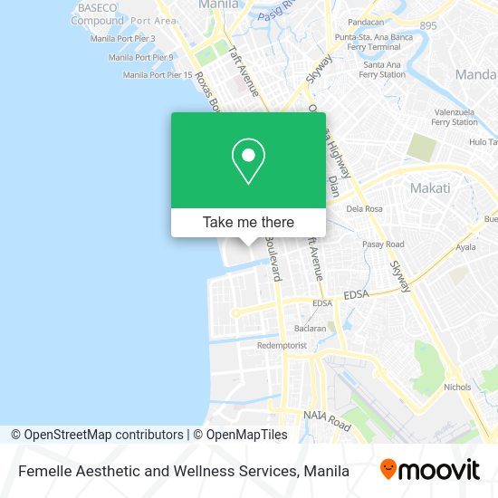 Femelle Aesthetic and Wellness Services map