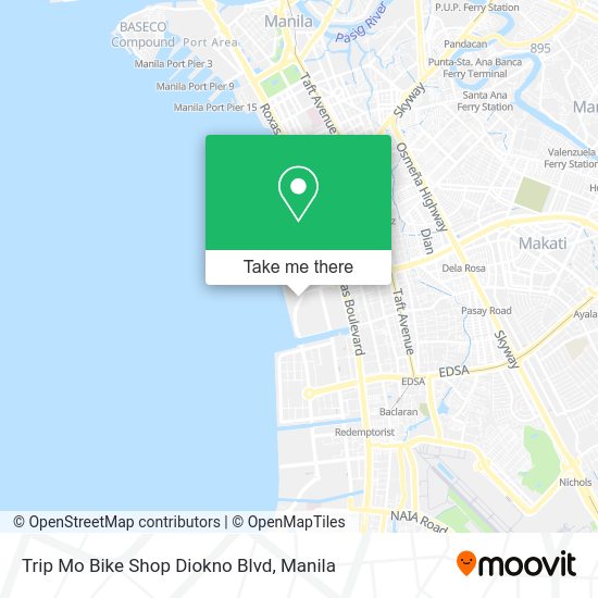 Trip Mo Bike Shop Diokno Blvd map
