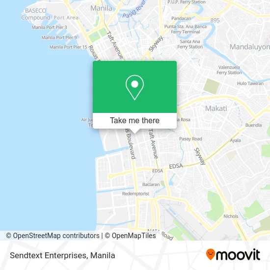 Sendtext Enterprises map
