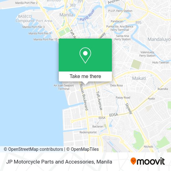 JP Motorcycle Parts and Accessories map