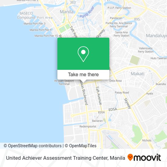 United Achiever Assessment Training Center map