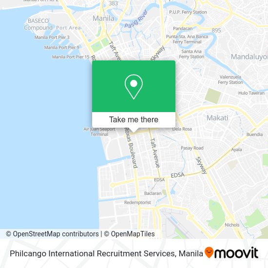 Philcango International Recruitment Services map