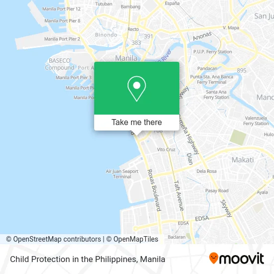 Child Protection in the Philippines map