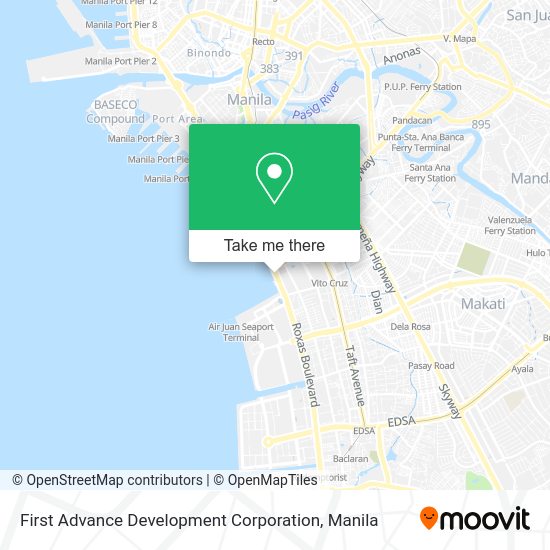 First Advance Development Corporation map