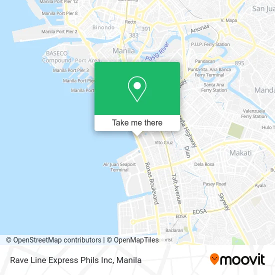 Rave Line Express Phils Inc map