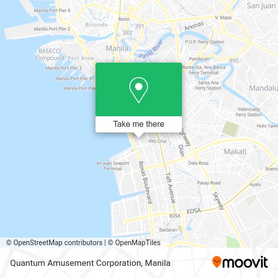 Quantum Amusement Corporation map