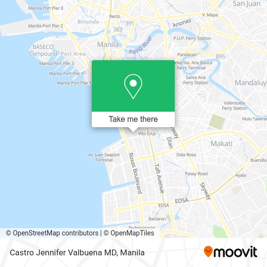 Castro Jennifer Valbuena MD map