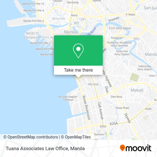 Tuana Associates Law Office map