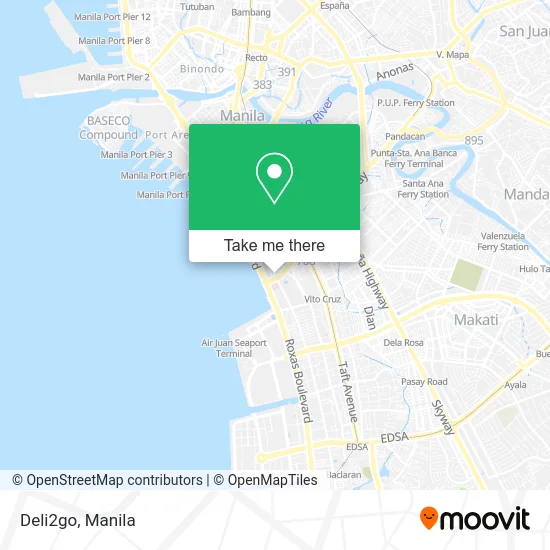 Deli2go map