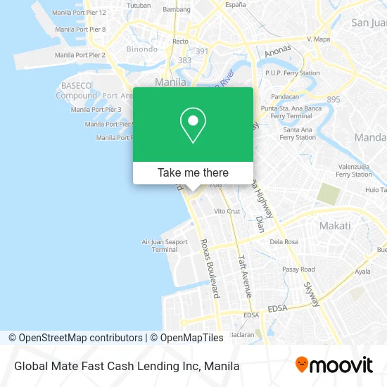 Global Mate Fast Cash Lending Inc map