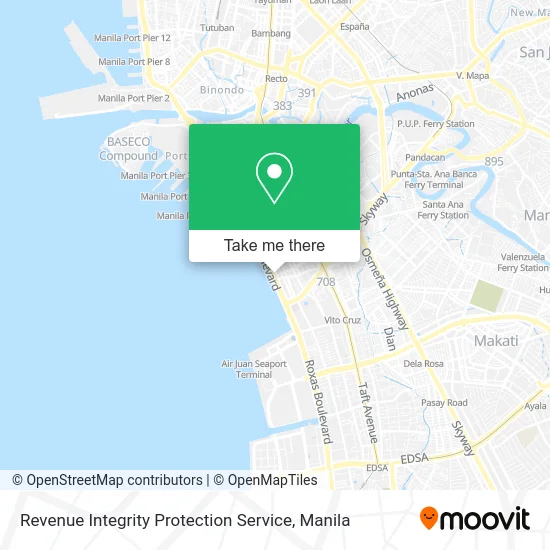Revenue Integrity Protection Service map