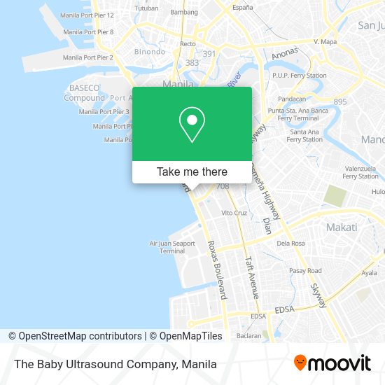 The Baby Ultrasound Company map