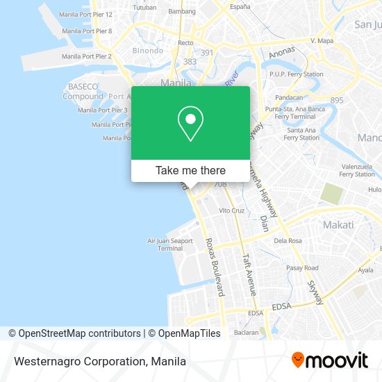 Westernagro Corporation map