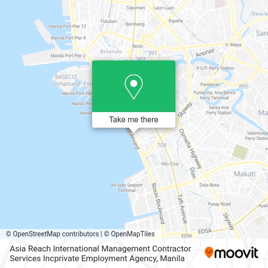 Asia Reach International Management Contractor Services Incprivate Employment Agency map