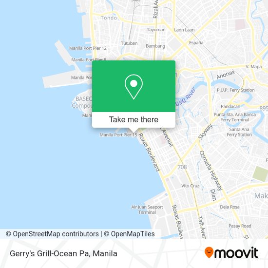 Gerry's Grill-Ocean Pa map