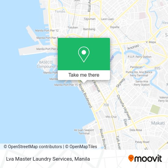Lva Master Laundry Services map