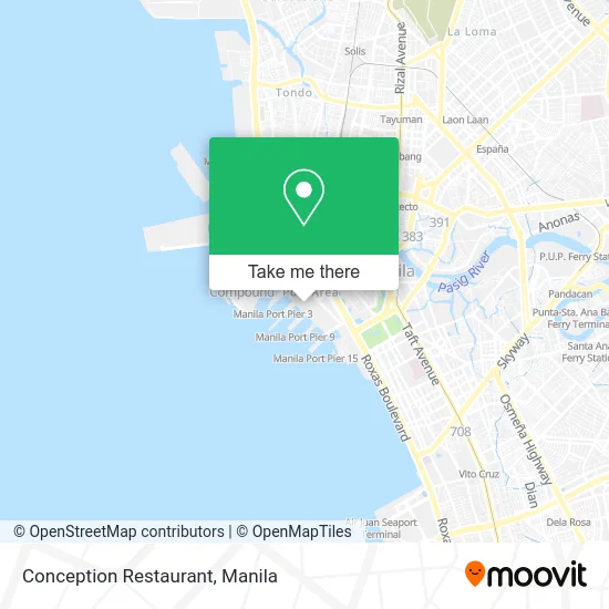Conception Restaurant map