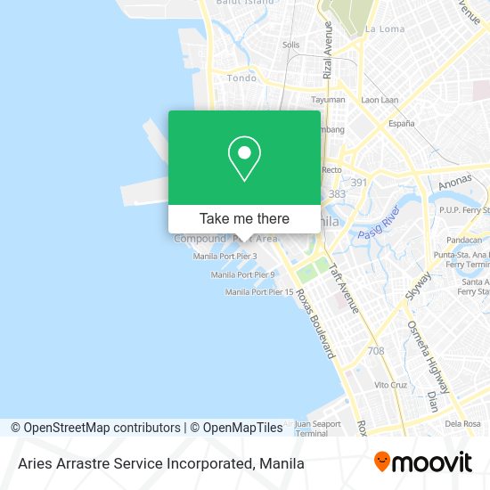 Aries Arrastre Service Incorporated map