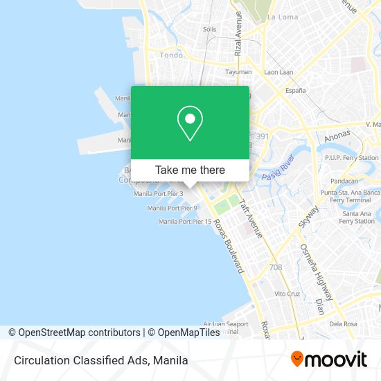 Circulation Classified Ads map