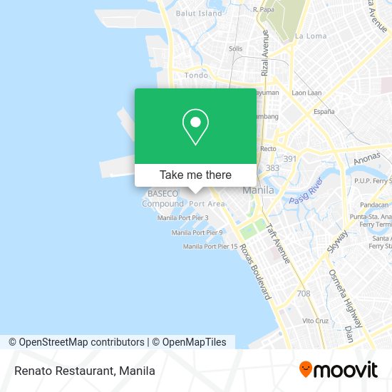 Renato Restaurant map