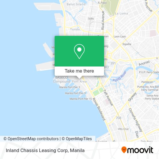 Inland Chassis Leasing Corp map