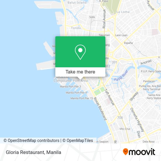 Gloria Restaurant map