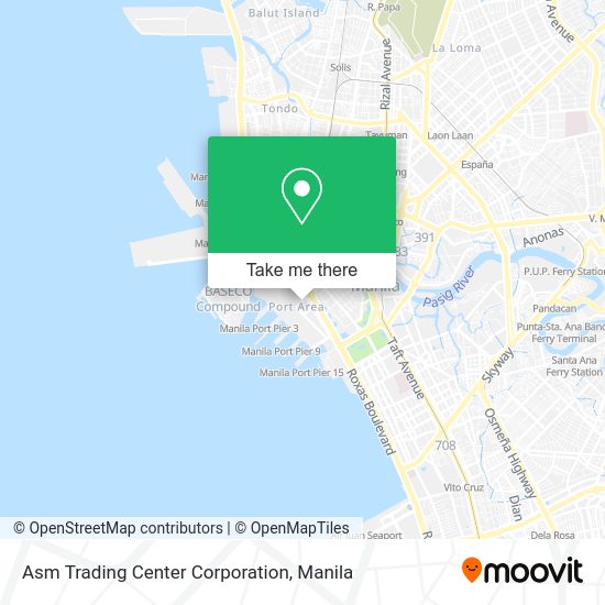 Asm Trading Center Corporation map