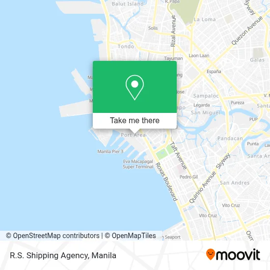 R.S. Shipping Agency map